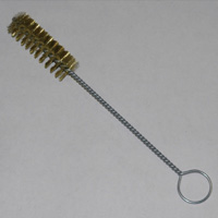 Brass Bristle Tube Brush, 1″ Brush Diameter, 10″ Length