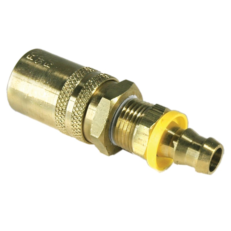 Coupler, Water, 1/2 Passage, 1/2 Hose Barb