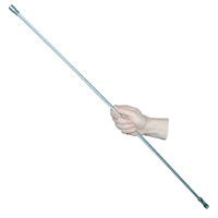 Extension Rod, 3′, Twisted Steel, For Barrel Brushes, 1/4″ NPT Male X 1/4″ NPT Female