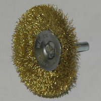 Brass Conflare Brush, 2-1/2" Brush Diameter - Image 1