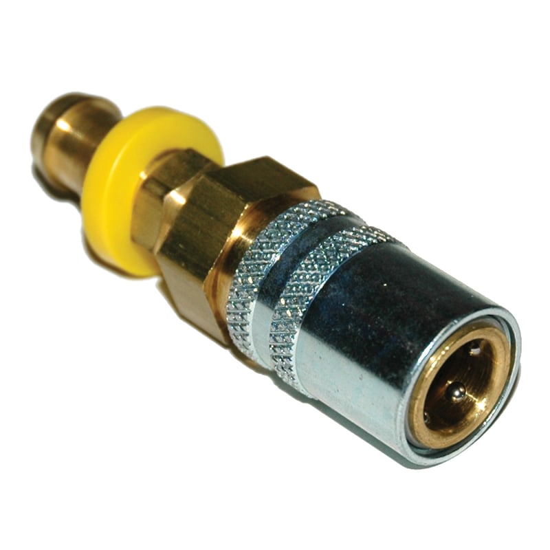 Coupler, Water, 3/8″ Passage, 1/2″ ID Hose,