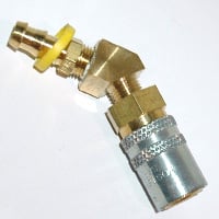 Coupler, 3/8″ Passage, 3/8″ Hose