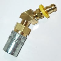 Coupler, 3/8" Passage, 3/8" Hose - Image 2