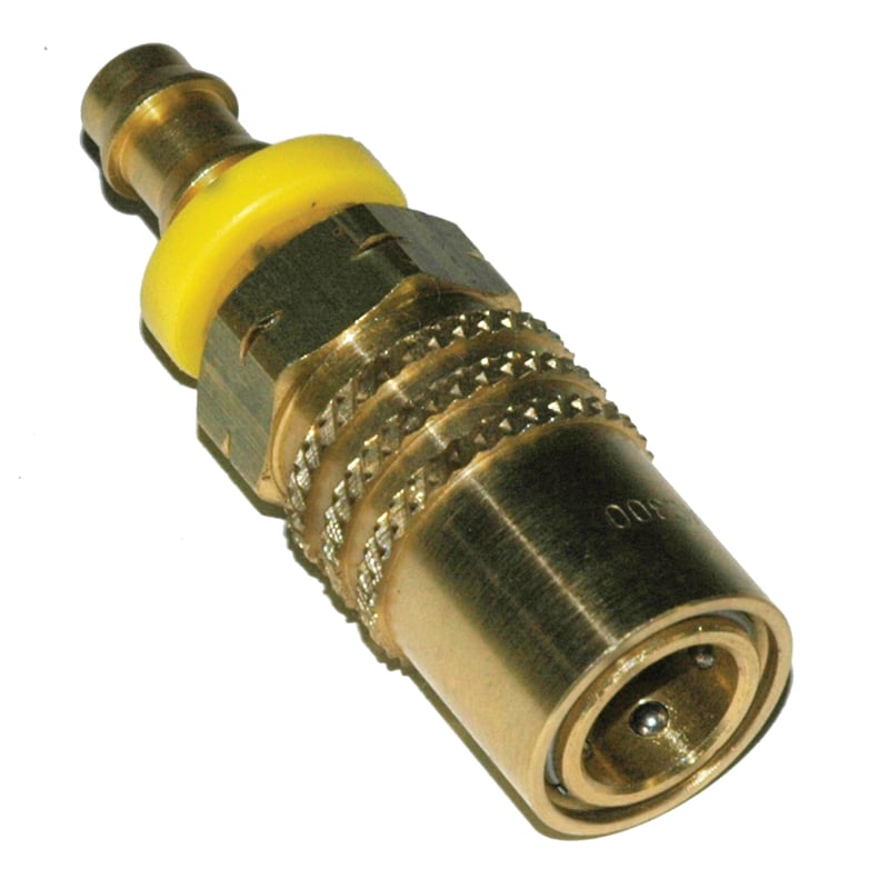 Coupler, Water, 3/8″ID Passage, 3/8″Hose