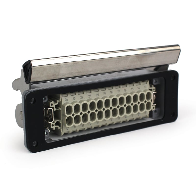 Mold Thermocouple Connector, Male, 12 Zone, Gasket and Mounting Hardware Included