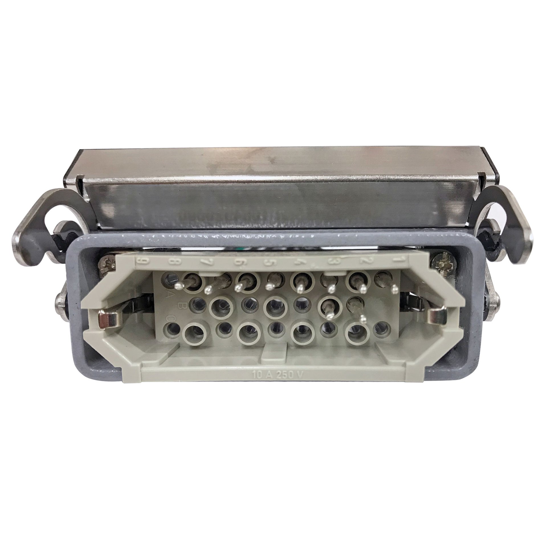 Male Mold Heater Connector, with Numbered Pigtails, Butt Connectors, for 5 Zone Temp Control System - Image 2