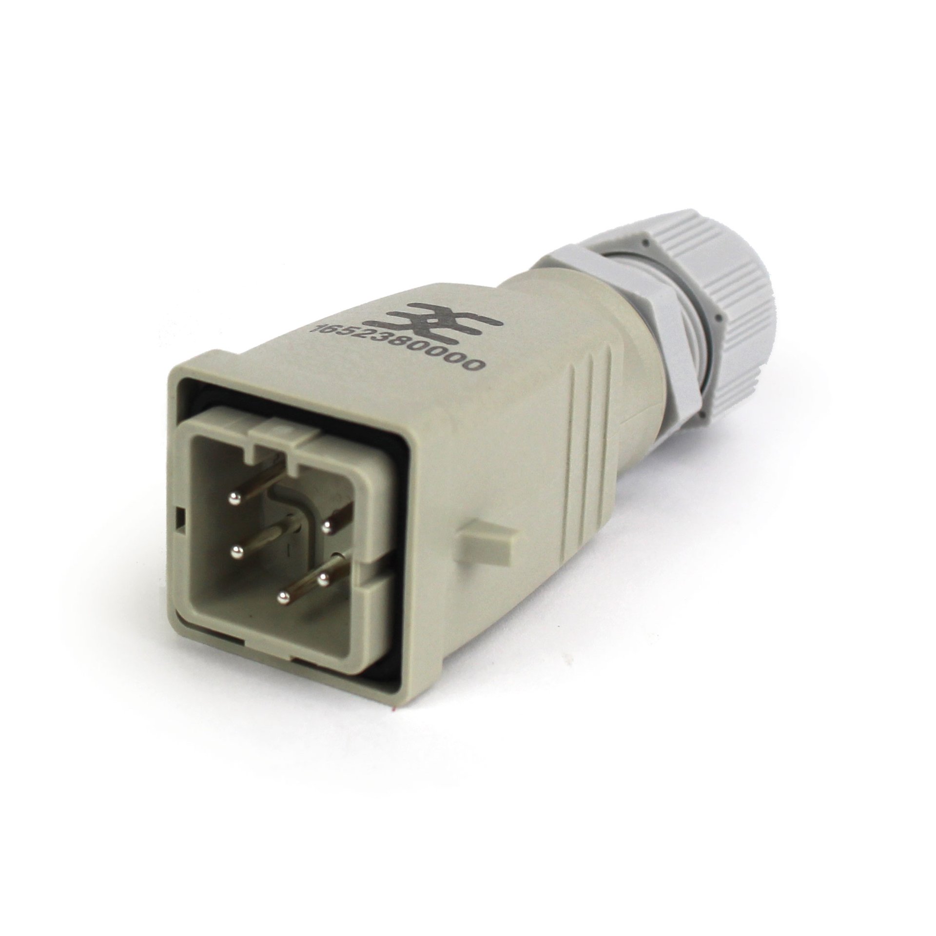 Male, Cable to Housing Connector withHood - Image 1