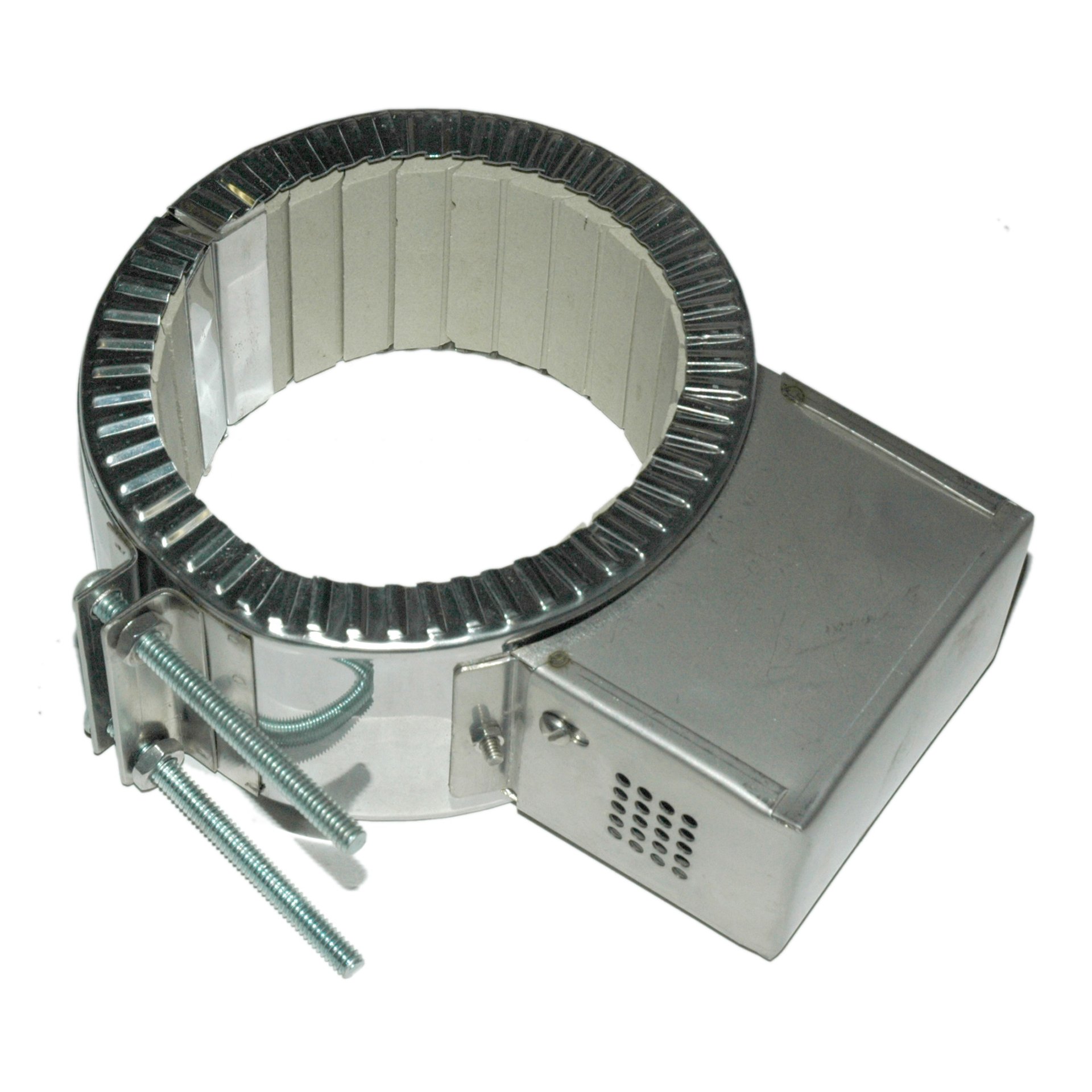 Heater Band, 4 to 4-1/2" Inside Diameter x 2-1/2" Wide, 240/480 Volt, 1100 Watts, Ceramic - Image 1