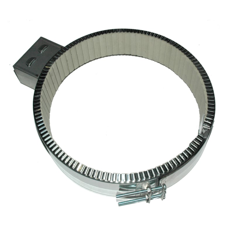 Heater Band, 11-1/4 to 12″ Inside Diameter x 2-1/2″ Wide, 240/480 Volt, 3000 Watt, Ceramic