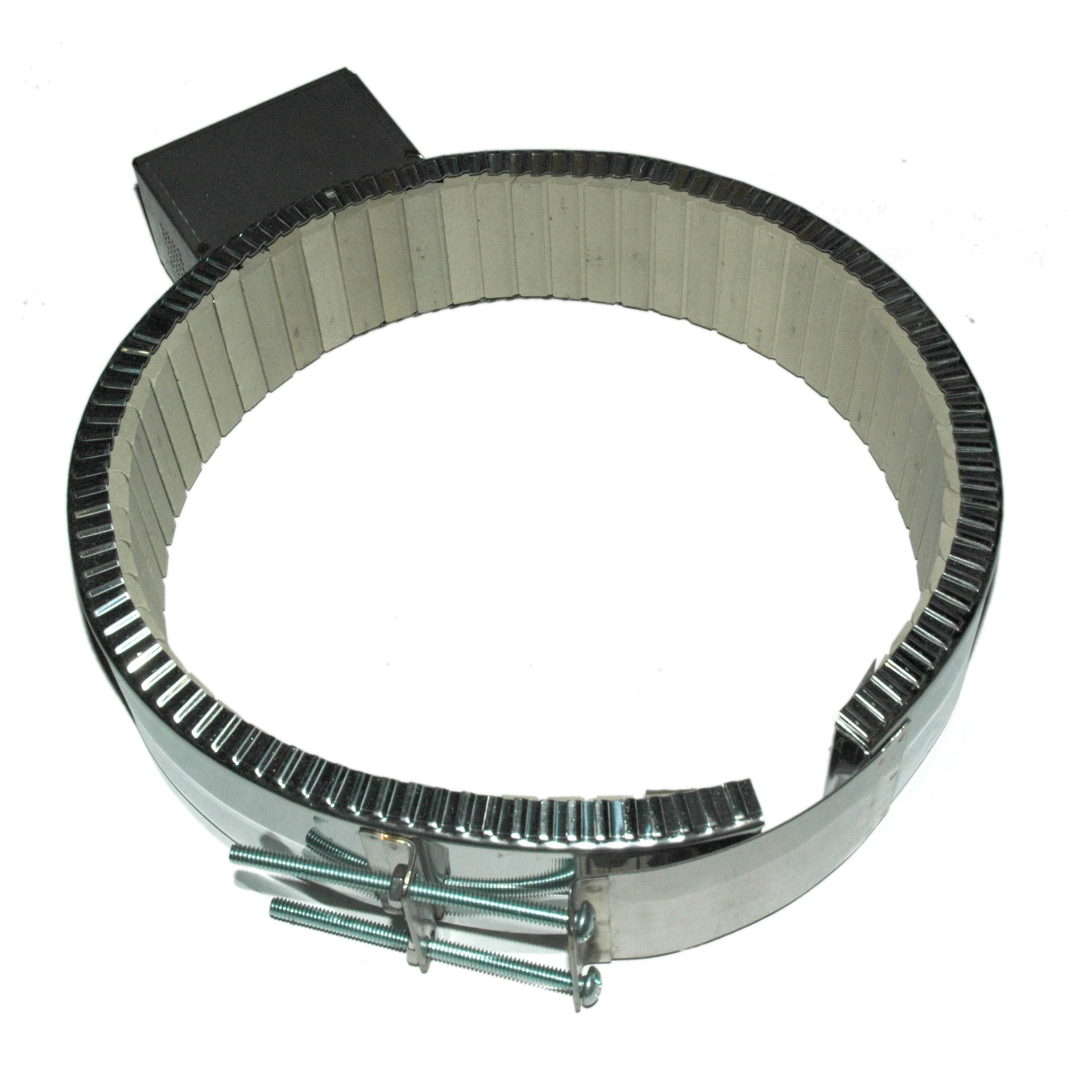 Heater Band, 9-3/4 to 10-1/2" Inside Diameter x 2-1/2"W, 240/480 Volt, 2600 Watt, Ceramic - Image 1