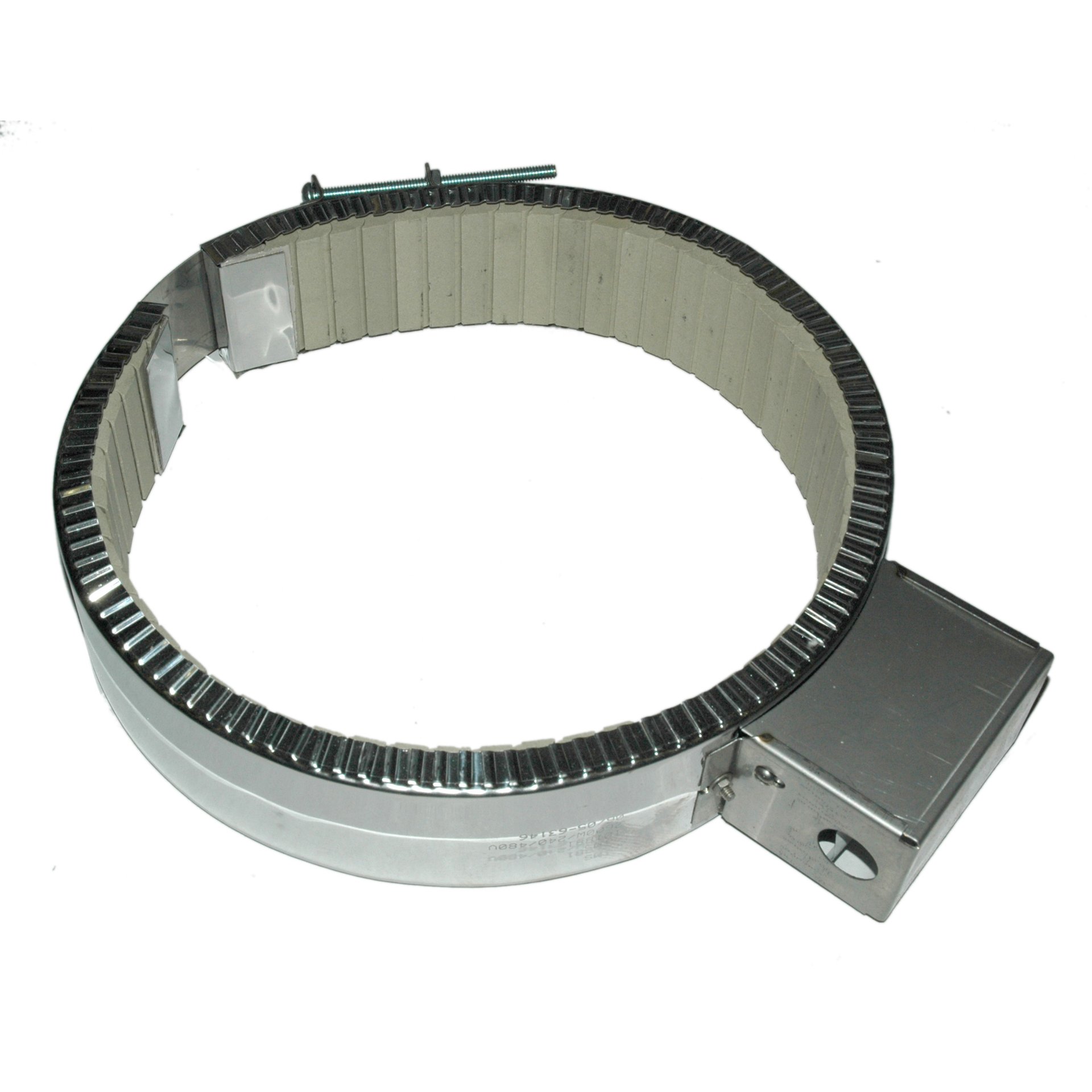 Heater Band, 9-3/4 to 10-1/2" Inside Diameter x 2-1/2"W, 240/480 Volt, 2600 Watt, Ceramic - Image 2