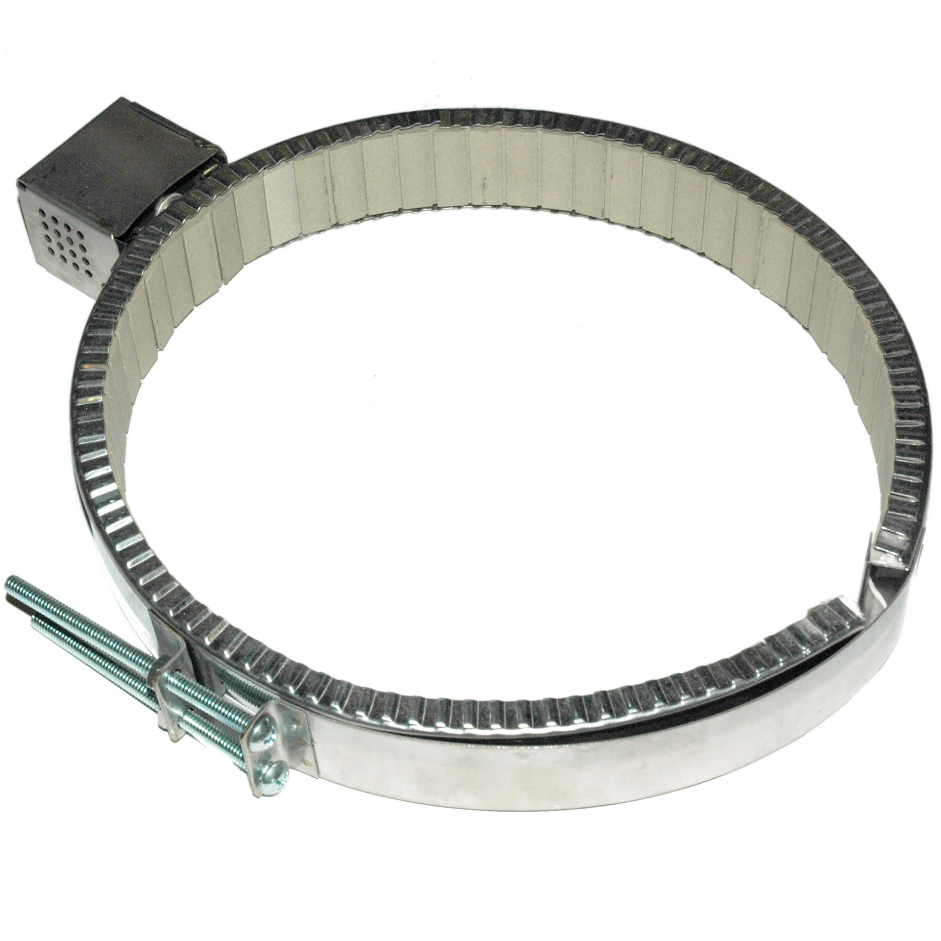 Heater Band, 10-1/2 to 11-1/4" Inside Diameter x 1-1/2"W, 240 Volt, 1650 Watt, Ceramic - Image 1