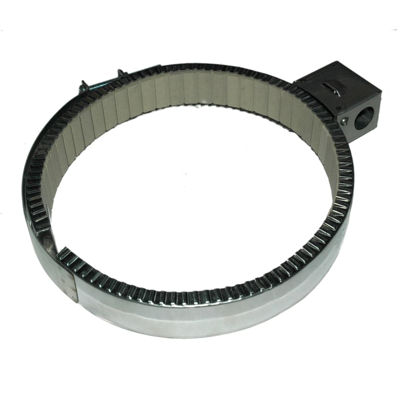 Heater Band, 9 to 9-3/4" Inside Diameter x 1-1/2" Wide, 240 Volt, 1450 Watt, Ceramic