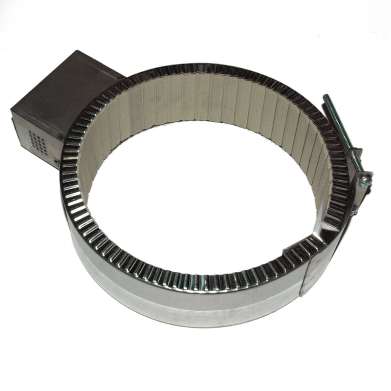 Heater Band, 8 to 8-1/2" Inside Diameter x 2-1/2" Wide, 240/480 Volt, 2000 Watt, Ceramic