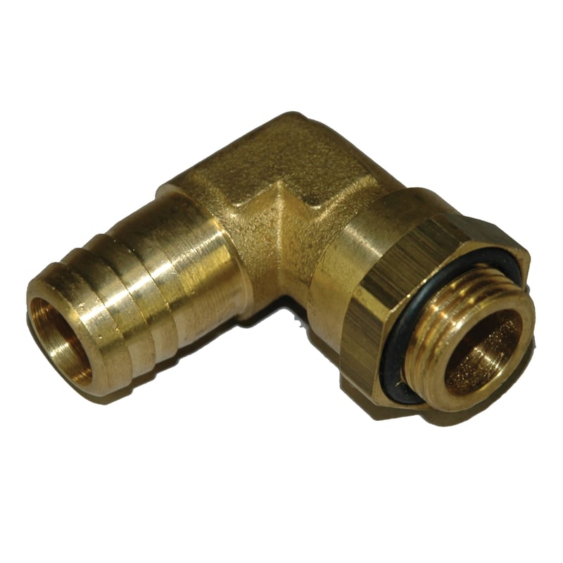 Hose Barb, 90 Deg, 3/4″ ID Hose