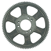 Unflanged Sprocket, HTD Driven, for 1-1/2 hp (2-Drum Only), & 2 hp Belt Drive Corner Tumblers. - Image 1