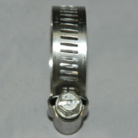 Hose Clamp, Worm Gear, Standard, 1/2" Wide Clamp # 16, Size Range: 11/16" to 1-1/2" Diameter