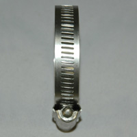 Hose Clamp, Worm Gear, Standard, 1/2" Wide Clamp # 28, Size Range: 1-1/4" to 2-1/4" Diameter - Image 3