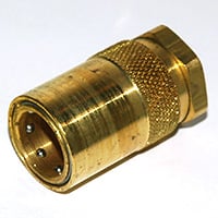Coupler, Socket Body Only, 1/2″ Passage, 1/2″ Female NPT, Non-Valved, Non-Locking, 500 Series.