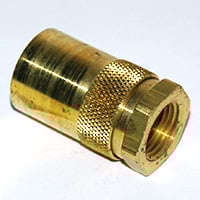 Coupler, Socket Body Only, 1/2" Passage, 1/2" Female NPT, Non-Valved, Non-Locking, 500 Series.