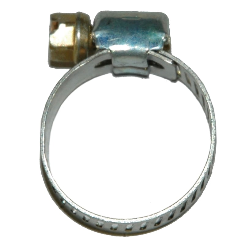Hose Clamp, Worm Gear, Micro Size, 5/16″ Wide Clamp # 6, Size Range: 7/16″ to 25/32″ Diameter