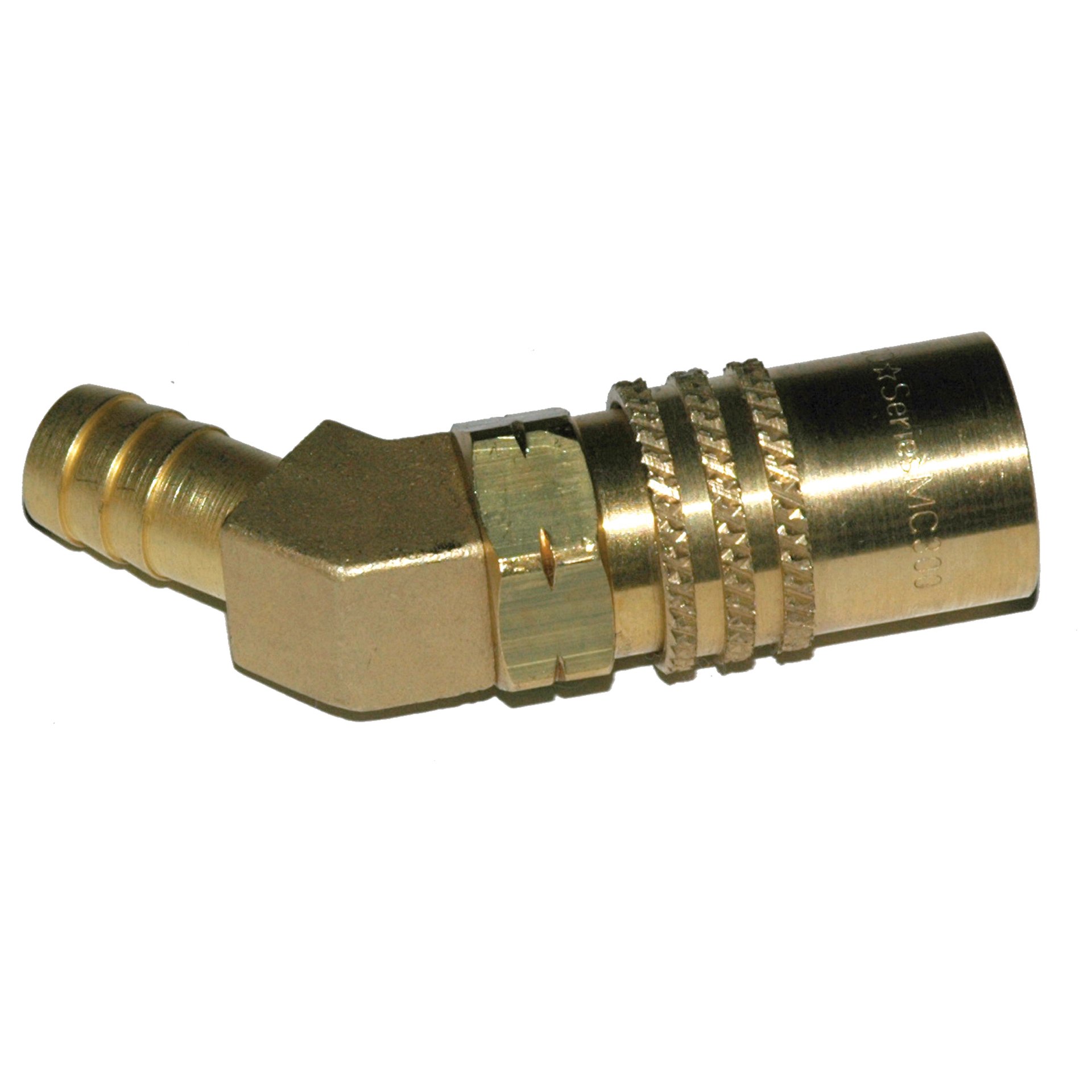 Coupler, 3/8" Passage, 1/2" Hose Barb - Image 2