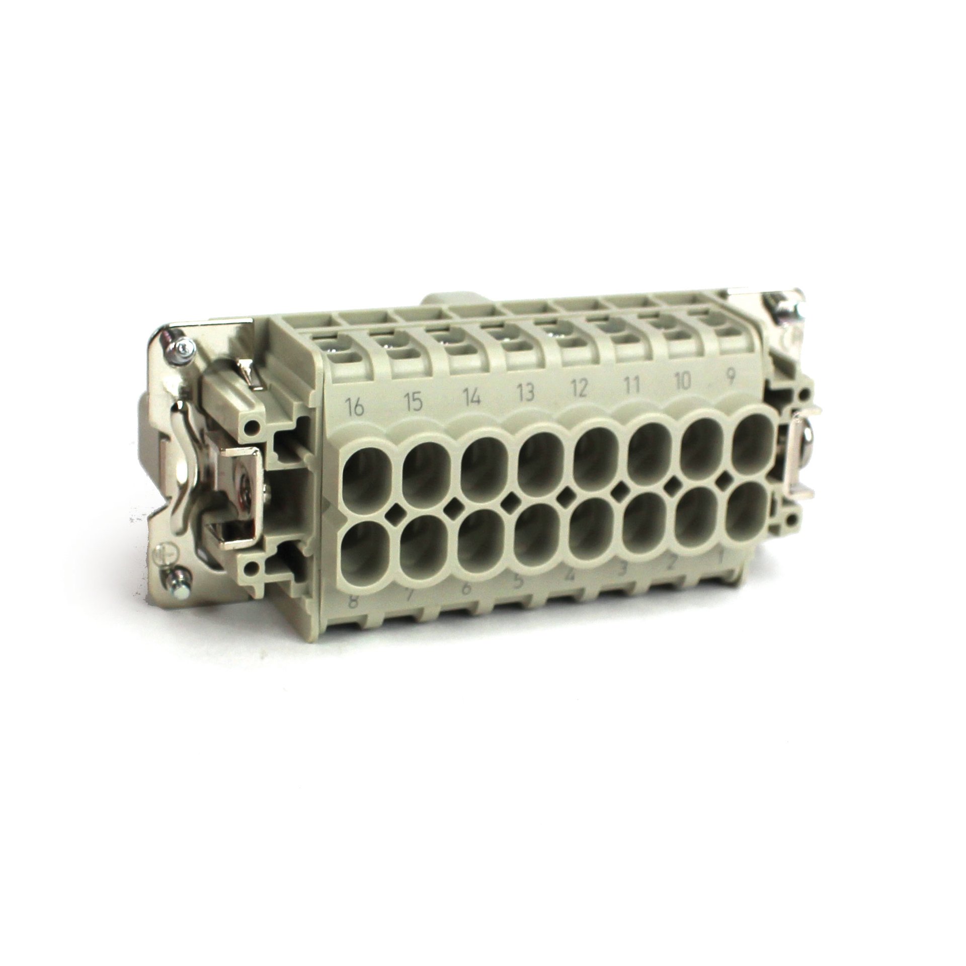 Plastic Male Insert, Pin Contacts, - Image 2