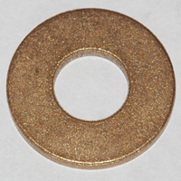 Bronze Washer/Thrust Bearing, 12" & 20" Screw 1/8" Thick, .656" ID, 1-1/2" OD, Used on Leveling Pad - Image 1