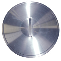 Lid, for 24" Diameter Hopper, w Handle & Flange - Image 1