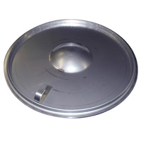 Lid, for 24" Diameter Hopper, w Handle & Flange - Image 2