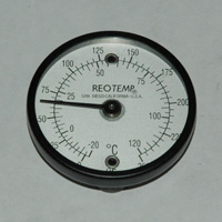 Surface Thermometer, Dual Magnet Mounts, 0 to 250 Degrees F.  -20 to 120 Degrees C - Image 1