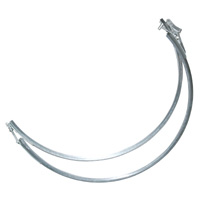 Band Clamp, Hopper, 24" Diameter, 304 Stainless Steel - Image 1