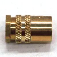 Coupler, Socket Body Only, 1/4" Passage, 1/8" Female NPT. Non-Valved. 200 Series.