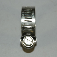 Hose Clamp, Worm Gear, Standard, 1/2" Wide Clamp # 12, Size Range: 1/2" to 1-1/4" Diameter