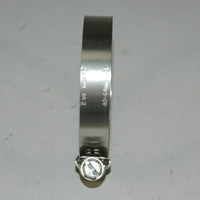 Hose Clamp, Worm Gear, Standard, 1/2" Wide Clamp # 32, Size Range: 1-1/2" to 2-1/2" Diameter - Image 2