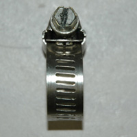 Hose Clamp, Worm Gear, Standard, 1/2" Wide Clamp # 10, Size Range: 1/2" to 1-1/16" Diameter - Image 2