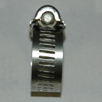 Hose Clamp, Worm Gear, Standard, 1/2" Wide Clamp # 10, Size Range: 1/2" to 1-1/16" Diameter - Image 3