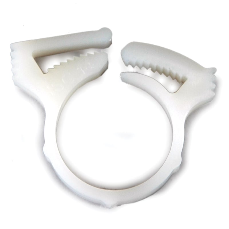 Hose Clamp, Nylon, Reusable, 0.702″ to 0.801″ Diameter