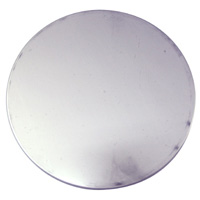 Lid for 12" Diameter Conical Hopper, 13.13" ID, 3/4" Lip, 304 Stainless Steel, 14 Gauge - Image 1