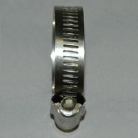 Hose Clamp, Worm Gear, Standard, 1/2" Wide Clamp # 20, Size Range: 3/4" to 1-3/4" Diameter
