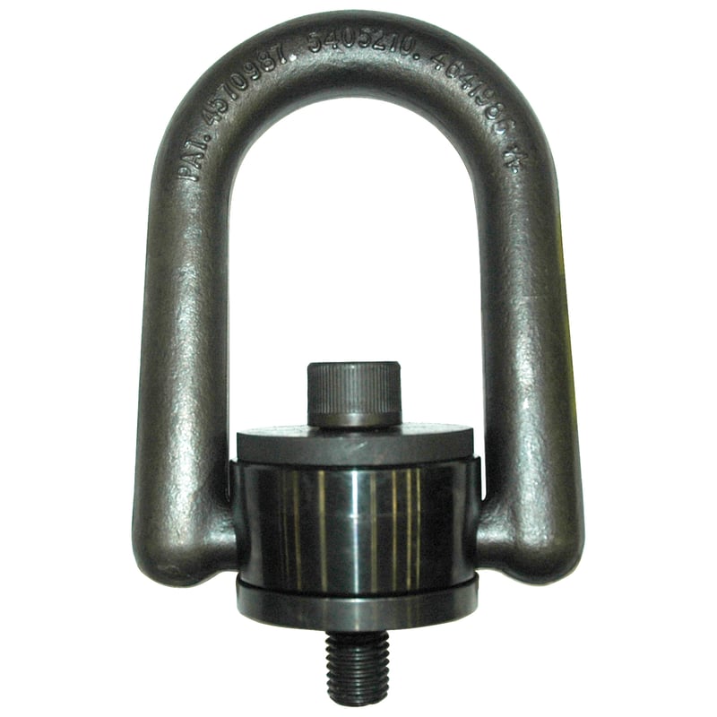 Hoist Ring, Standard Size, Rated Load: 7000 lb. 3/4″-10 Thread Size, 1.20″ Thread Length