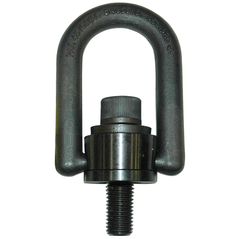 Hoist Ring, Standard Size, Rated Load: 5000 lb. 3/4″-10 Thread Size, 1.5″ Thread Length