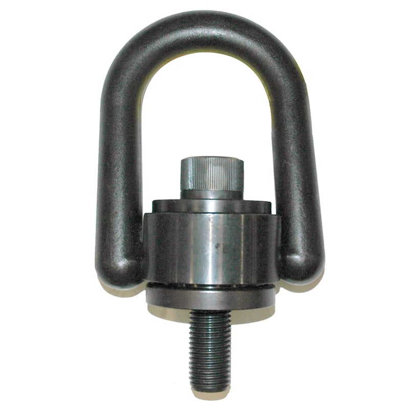 Hoist Ring, Standard Size, Rated Load: 15000 lb. 1-1/4″-7 Thread Size, 2.63″ Thread Length