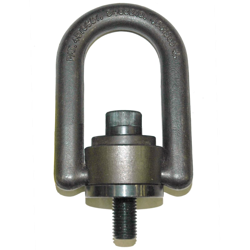 Hoist Ring, Metric Size, Rated Load: 1900 kg. M16 X 2.0 Thread Size, 25mm Thread Length