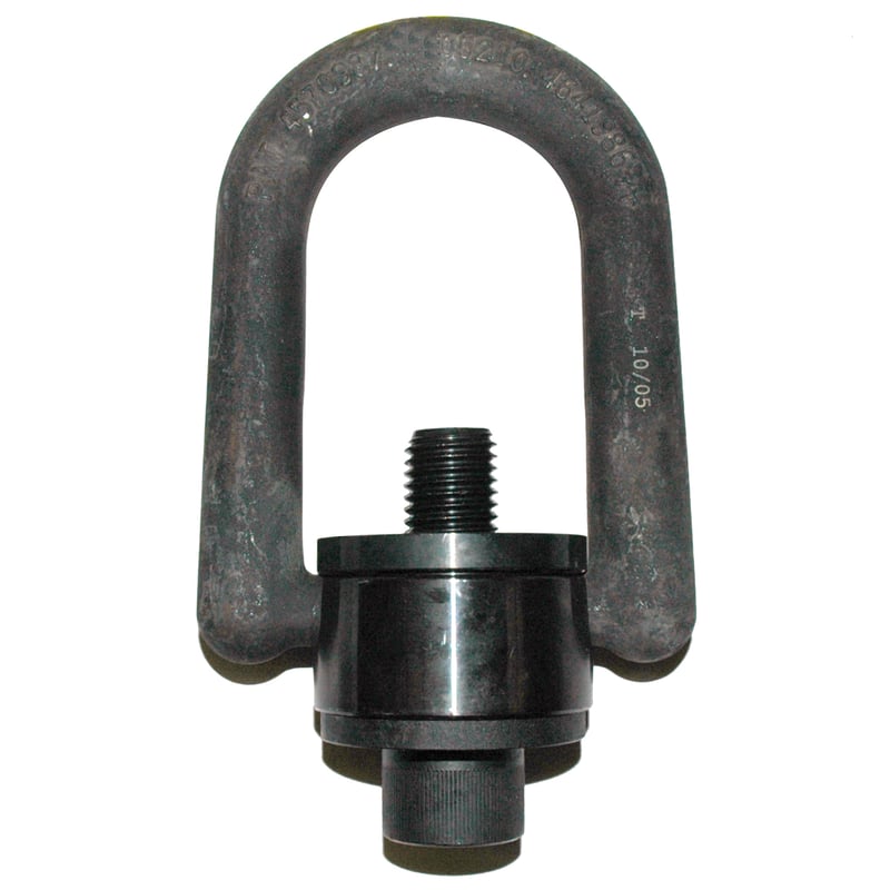 Hoist Ring, Standard Size, Rated Load: 10000 lb. 1″-8 Thread Size, 1.20″ Thread Length
