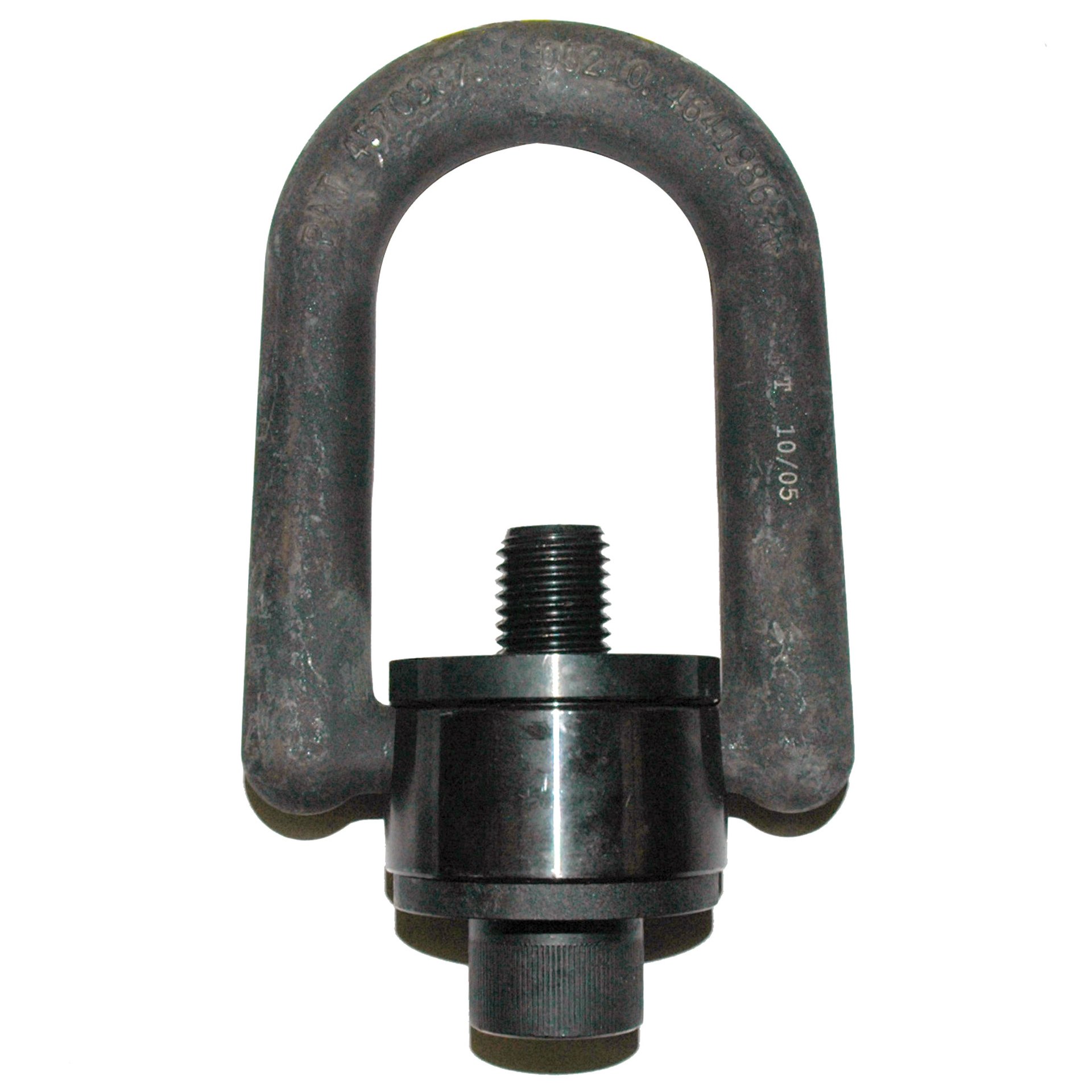 Hoist Ring, Standard Size, Rated Load: 10000 lb. 1"-8 Thread Size, 1.20" Thread Length - Image 1