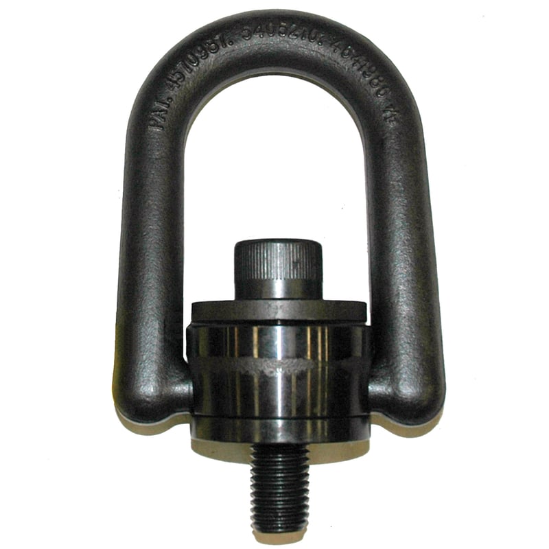 Hoist Ring, Metric Size, Rated Load: 4200 kg. M24 X 3.0 Thread Size, 38mm Thread Length