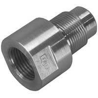 Nozzle Tip Adapter, 2.10″ OAL, M24X1.5 Male LH Thread, 14mm RO, 7/8″-14 Female Thread, Boy Machine