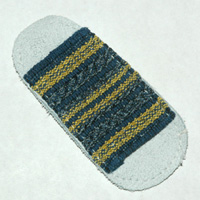 Finger Cot, Safety, Split Leather, Elastic Back with Open End