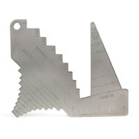 Hose And Fitting Sizer, Stainless Steel - Image 1